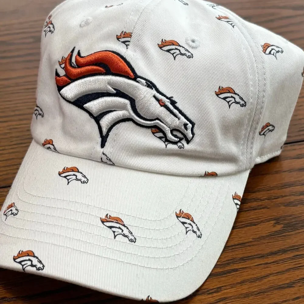 NFL Denver Broncos Women's Football NFL Teams Apparel Logo Adjustable Hat New